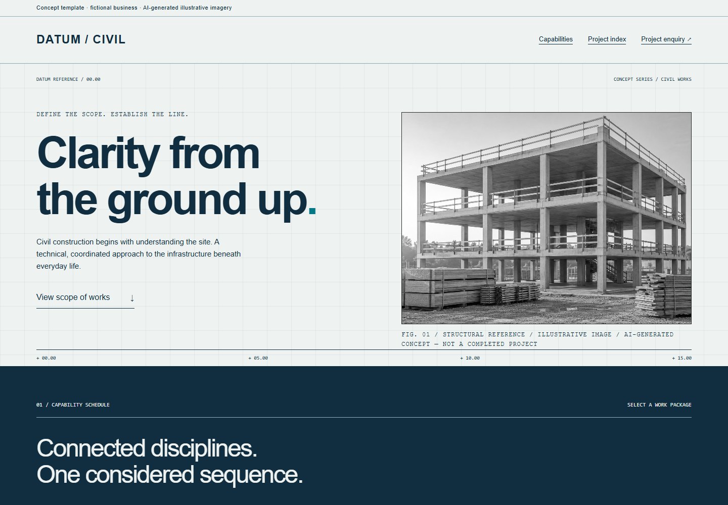 Datum desktop website screenshot preview